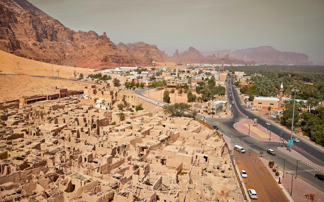 Cidade Al Ula na Arábia Saudita