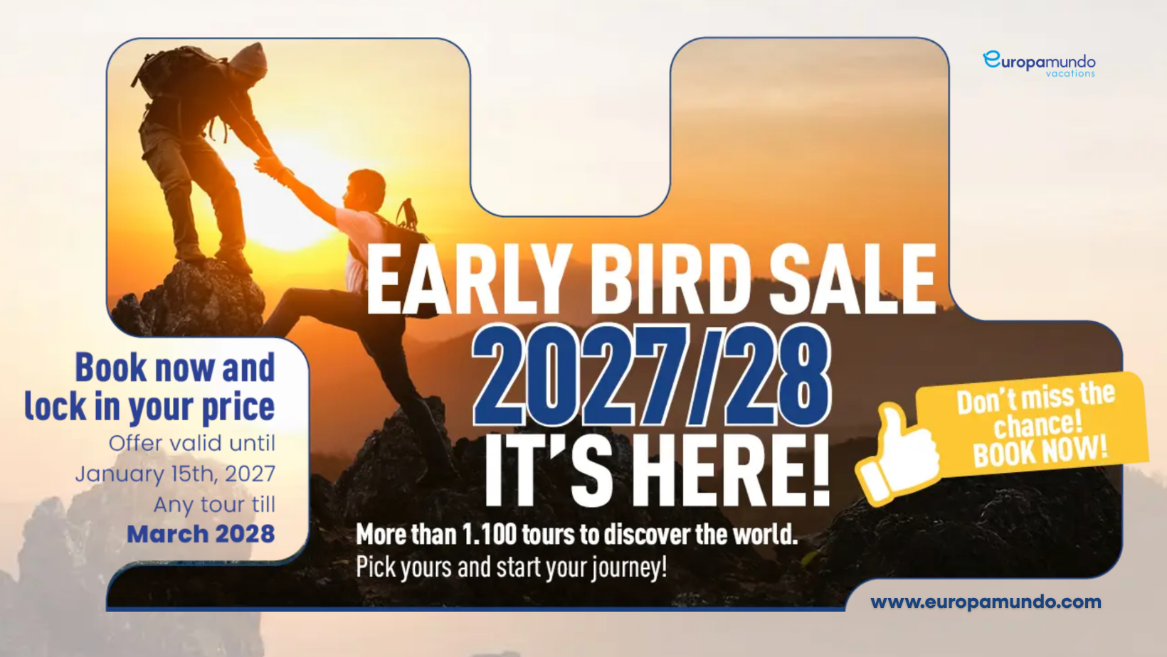 presales Europamundo Vacations