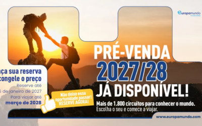 Pré-venda Europamundo: comece hoje a planejar sua próxima grande viagem